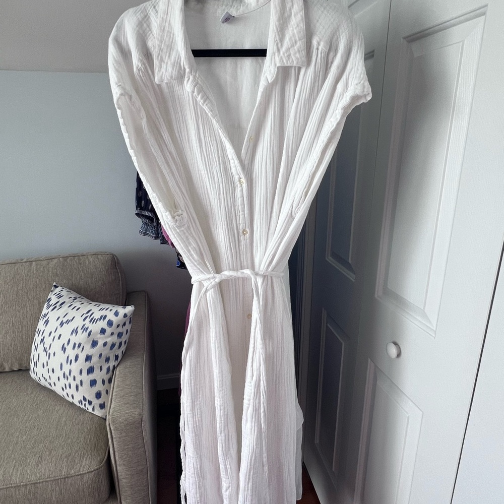 Old Navy Long Sleeve White Dress